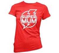 HotScamp Super Mum - Womens T-Shirt - Mum Mummy Mama 16 red