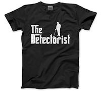 HotScamp The Detectorist Metal Detecting Men's Unisex T-Shirt - Black Large