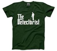 HotScamp The Detectorist Metal Detecting Men's Unisex T-Shirt - Bottle Green X-Large