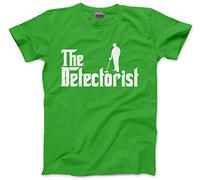 HotScamp The Detectorist Metal Detecting Men's Unisex T-Shirt - Green X-Large