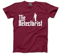 HotScamp The Detectorist Metal Detecting Men's Unisex T-Shirt - Maroon X-Large