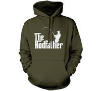 HotScamp The Rodfather - Unisex Hoodie Fishing Fisherman Angling