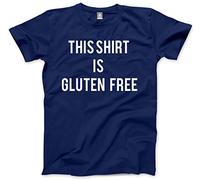HotScamp This Shirt is Gluten Free Men's Unisex T-Shirt - Navy Medium