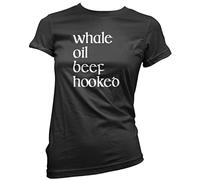 Whale Oil Beef Hooked Women's T-Shirt - Black 16