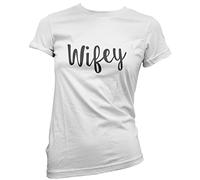HotScamp Wifey Women's T-Shirt - White 14