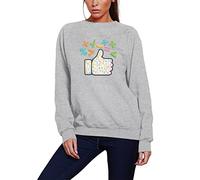 HotScamp World Maths Day Thumbs Up - Kids Sweatshirt - Number Day 2025 School Maths Day Top Numeracy Day Top Mathematics Lover 7-8 Years Grey