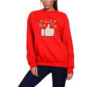 HotScamp World Maths Day Thumbs Up - Youth & Womens Sweatshirt - Number Day 2025 School Maths Day Top Numeracy Day Top Mathematics Lover L red