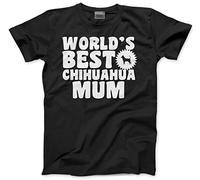 HotScamp World's Best Chihuahua Mum Men's Unisex T-Shirt - Black Medium