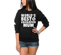 HotScamp World's Best Cockapoo Mum Women's Sweatshirt - Black Medium