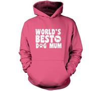 HotScamp World's Best Dog Mum Unisex Hoodie - Pink Small