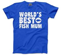HotScamp World's Best Fish Mum Kids T-Shirt - Blue 12-13 Years