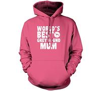HotScamp World's Best Greyhound Mum Unisex Hoodie - Pink Small