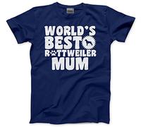 HotScamp World's Best Rottweiler Mum Men's Unisex T-Shirt - Navy X-Small