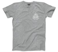 HotScamp Yes No Ouija Pocket Design - Mens Unisex T-Shirt - Psychic Tarot Halloween L Grey