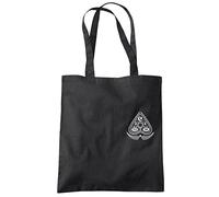 HotScamp Yes No Ouija Pocket Design - Tote Shopping Bag - Psychic Tarot Halloween One size black