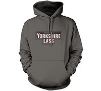 HotScamp Yorkshire Lass Unisex Hoodie - grey Large