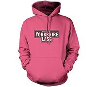 HotScamp Yorkshire Lass Unisex Hoodie - pink X-Large