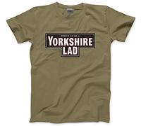 HotScamp Yorkshire Men's Unisex T-Shirt - Khaki Medium