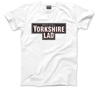HotScamp Yorkshire Men's Unisex T-Shirt - White Medium