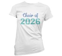 HotScamp Young Choir 2026 - School Concert Singing Voices Group - Womens T-Shirt - School Choir Group Top Outfit Young 2026 12 White