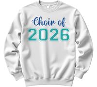 HotScamp Young Choir 2026 - School Concert Singing Voices Group - Youth & Womens Sweatshirt - School Choir Group Top Outfit Young 2026 M White