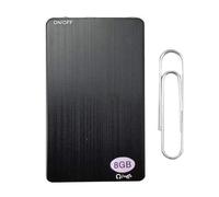 hotsell999 World's Thinnest Micro Voice Recorder with Voice Activation | 50 Hour Battery Life | Easy One Touch Recording | 8GB Internal Flash Memory Digital Audio Recorder | Storage Capacity 90 Hours