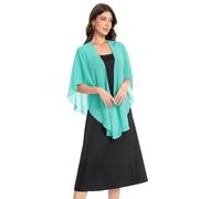 Hotshawl Shawls and Wraps for Evening Dresses Sheer Chiffon Women Elegant Soft Silky Scarf Scarve Wedding Bridal Stole, Pale Green, One Size