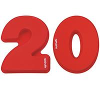 HotShuffle Large Silicone Number 20 Cake Tin Mould 20th Wedding Anniversary Birthday 2 0