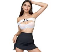 HOTSO anime cosplay costume secretary (White-B, One Size)