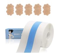 HOTSO Boob Lifting Tapes for Large Breast Support Invisible Bob Tape Nipple Covers Petals Double Sided Body Tape Tit Tape Transparent Fashion Tapes for Summer Beach Bikini