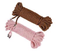 HOTSO Soft Silk Rope Twisted Border Blindfold Long Durable