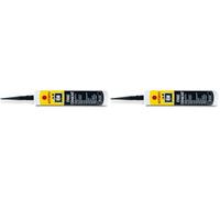 Hotspot Fire Cement 310ml - High-Temperature Resistant Fire Cement for Stoves, Fires, and Chimneys - Available in Black or Buff - Ideal for Sealing and Repairing (Pack of 2)