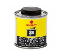 Hotspot Stove Paint Black Matt, Easy to Apply, Prevents Rust and Corrosion, Indoor and Outdoor Use, Protects Against Oxidation, Scratches, Wear, Perfect For Stoves, Fireplaces, Wood Burners, 100ml