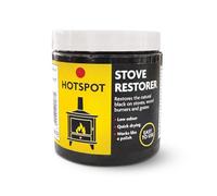 Hotspot Stove Restorer 250ml - Restores and Protects Cast Iron Stoves, Fireplaces and Grates; Long-Lasting Black Finish; Easy-to-Apply Polish for Wood Burners and Cookers