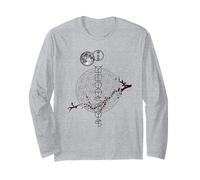 Hotsuma Character, Flower of Life, Japanese ancient cultures Long Sleeve T-Shirt