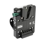 Hotswap Metal V-Mount Battery Plate for Basic & Advanced Ring Grip | Compatible with DJI RS4 PRO / RS4 / RS3 PRO / RS2 PRO | 100W USB C Charger and D-tap (3A Max) with Power Switch