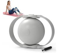 HOTSWEAT Thigh Master, Inner Thigh Exerciser, Thigh Trainer Kegel Exerciser for Women with Adjustable Resistance, Thigh Toner Workout Equipment Pilates Ball for Home Gym (Grey)