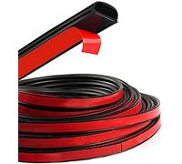 HOTSYSTEM D-Shape Door Rubber Seal Strip Weatherstrip 3M Self Adhesive Hollow for Car Truck Motor Door Cover Trunk (Black, 26.25 feet)