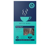 HOTTEA MAMA | Head Start | Beat The Caffeine Crash | Organic White Tea And Rose | 14 Whole Leaf Biodegradable Bags (28 Cups Of Tea)