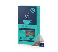 HOTTEA MAMA | Head Start | Beat The Caffeine Crash | Organic White Tea And Rose | 14 Whole Leaf Biodegradable Bags (28 Cups Of Tea)