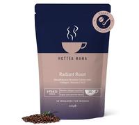 HOTTEA MAMA | Radiant Roast Decaffeinated Collagen Coffee | 200g Ground Coffee | Award-Winning Brand | For Healthy Skin, Hair, Bones & Joints | 20 Servings