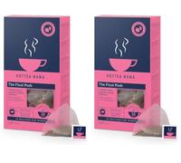 HOTTEA MAMA | The Final Push | Organic Raspberry Leaf and Peppermint Pregnancy Tea Blend | Caffeine-Free | 14 Whole-Leaf Biodegradable Tea Bags (28 Cups) (Pack of 2)