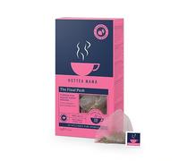 HOTTEA MAMA | The Final Push | Organic Raspberry Leaf and Peppermint Pregnancy Tea Blend | Caffeine-Free | 14 Whole-Leaf Biodegradable Tea Bags (28 Cups)