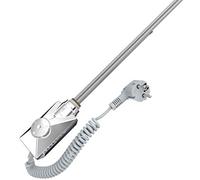 HOTTECH - Heating Element Volcanoplus, Immersion Heater with Thermostat, 900 Watt Electric Water Heater with Water and Air Temperature Control for Room, Bathroom and Electric Radiator - Chrom