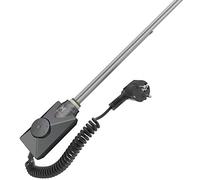 HOTTECH - Heating Element Volcanoplus, Immersion Heater with Thermostat, 900 Watt Electric Water Heater with Water and Air Temperature Control for Room, Bathroom and Electric Radiator - Anthracite