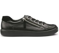 Hotter Women's Wide Fit 'Chase II' Deck Shoes in Black | Size: 7.5 Hotter Black 7.5