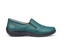 Hotter Extra Wide 'glove Ii' Slip On Shoes In Teal Teal 4