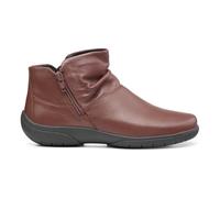 Hotter Extra Wide 'murmur' Ankle Boots In Walnut Walnut