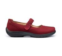 Hotter Women's Extra Wide 'Shake II' Mary Janes in Red | Size: 7 Hotter Red 7