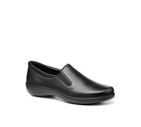 Hotter Glove II Wide Fit Flat Shoes, Black, Size 8, Women Black